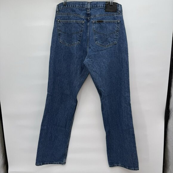 Harley-Davidson Mens Jeans 36x34 (Actual 35x33)  Denim Straight Leg Med Wash - Picture 2 of 9